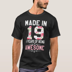 4 Yrs Old Made in 2019 4th Birthday for teenager T-Shirt