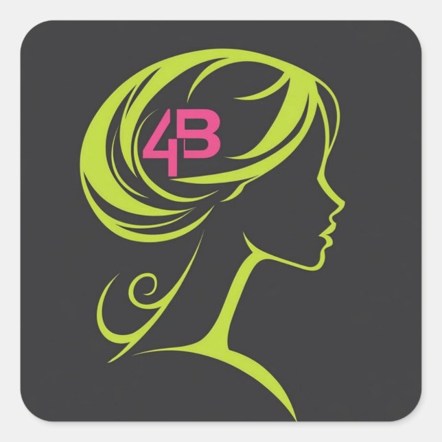4B Movement Square Sticker (Front)
