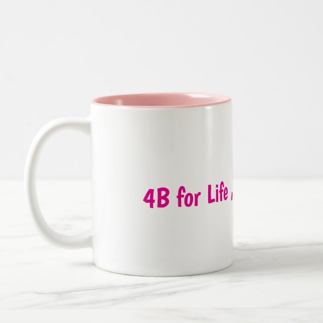 4B single for life feminist celibate Two-Tone Coffee Mug (Left)