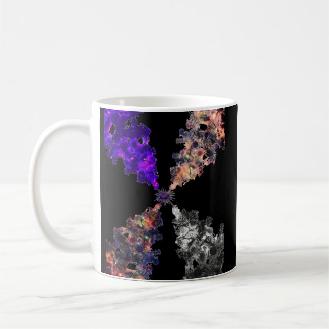 4Christmas trees Coffee Mug (Left)