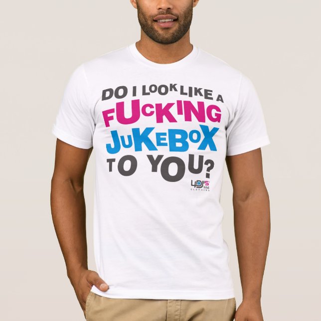 4DJS Juke Box T-Shirt (Front)