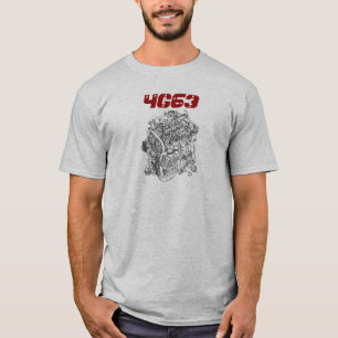 4g63 engine Mitsubishi eclipse evolution car T-Shirt