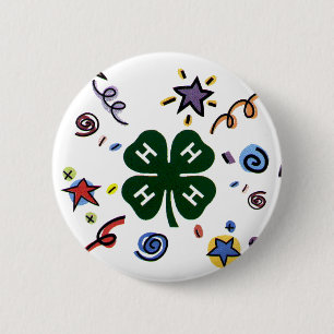 4H! 6 CM ROUND BADGE