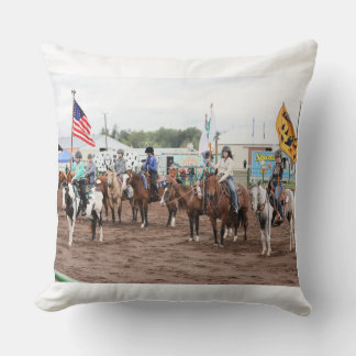 4H Horse Parade Throw Pillow