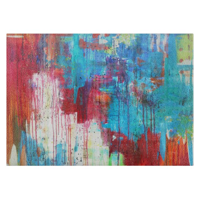 4Jesus 11 x 8 Glass Cutting Board (Front)