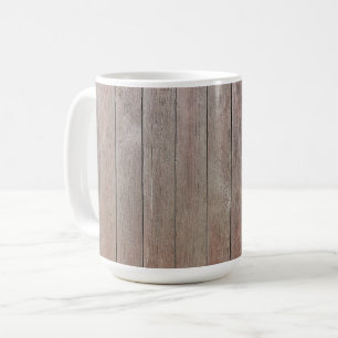 4K Wood Boards Wallpaper Mug