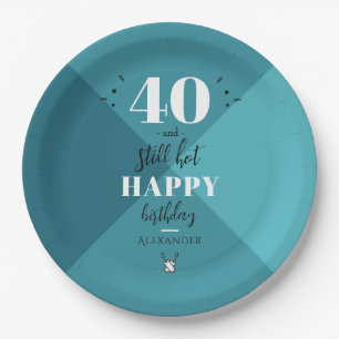 4O and still hot Paper Plate