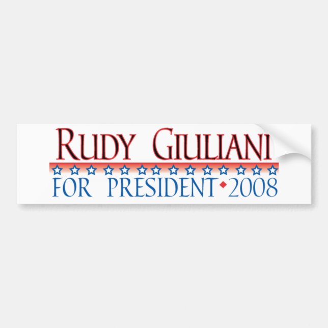 4prez-giuliani bumper sticker (Front)
