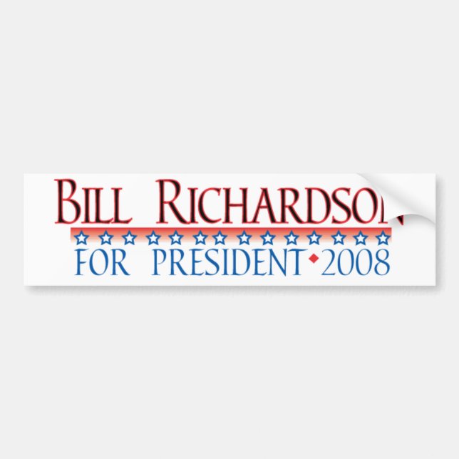 4prez-richardson bumper sticker (Front)