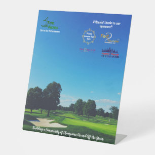 4Tee Acres Table Stand Pedestal Sign