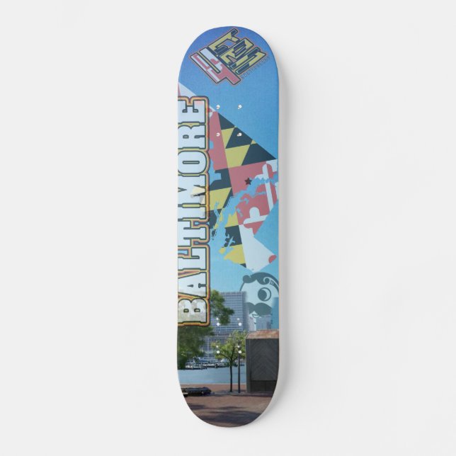 4ten: Baltimore Sky Skateboard (Front)