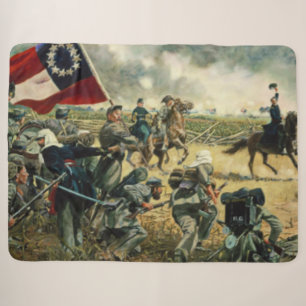 4th ALABAMA at MANASSAS 1861 Sherpa Blanket