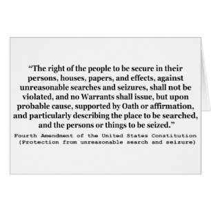 4th Amendment of the United States Constitution