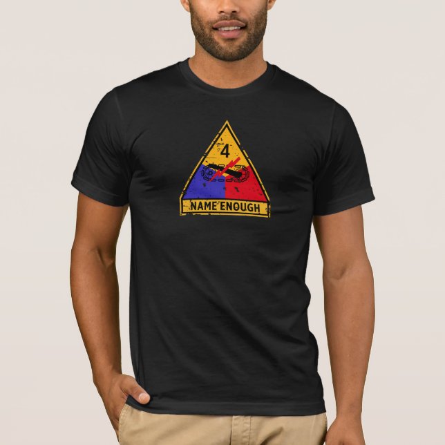 4th Armoured Division "Name Enough" T-Shirt (Front)