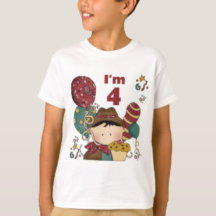 4th Birthday Cowboy Tshirts and Gifts