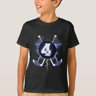 4th Birthday - Ice Hockey sport 4 years old  T-Shirt