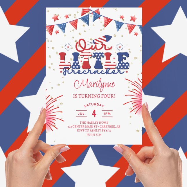 4th Birthday Kid's Party Invitation (Creator Uploaded)