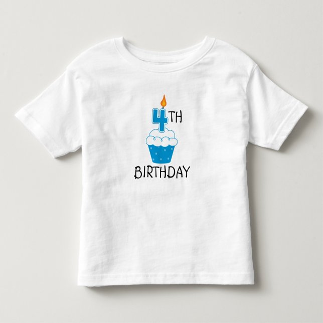 4th Birthday Kids T-Shirt (Front)