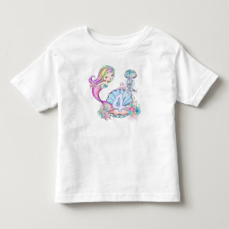 4th Birthday Mermaid  Toddler T-Shirt