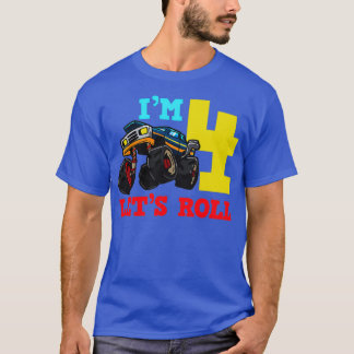 4th Birthday Monster Truck 2 T-Shirt