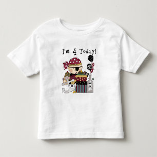 4th Birthday Pirate Tshirts and Gifts