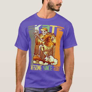 4th Birthday Skateboard Lovers Skater Awesome Sinc T-Shirt