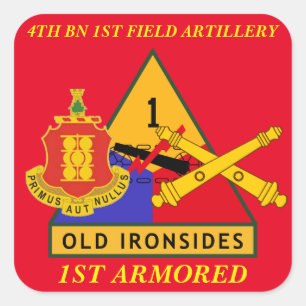 4TH BN 1ST FIELD ARTILLERY 1ST ARMORED STICKERS