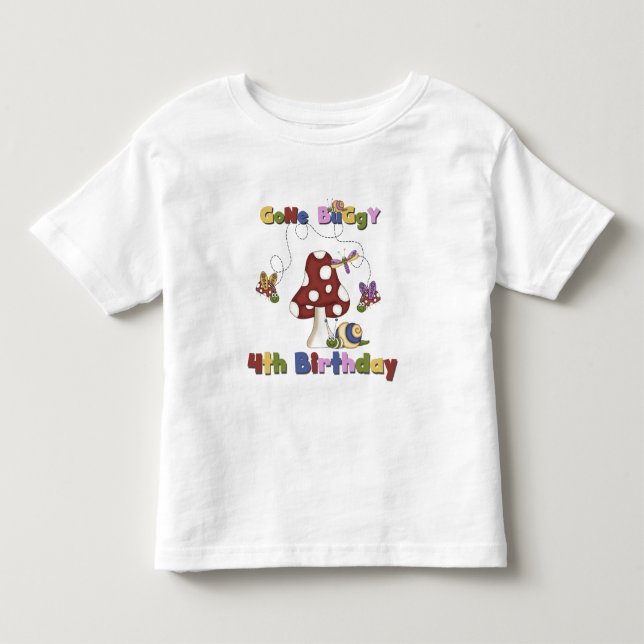 4th Bug Birthday Tshirts and Gifts (Front)