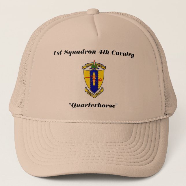 4th Cavalry hat. Trucker Hat (Front)