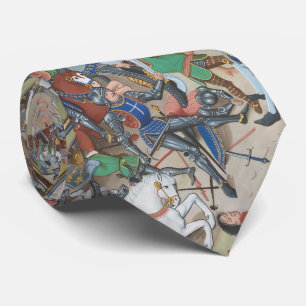 !4th Century Knights in Battle Tie