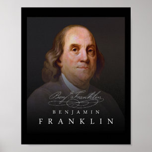 4th Founding Father Ben Benjamin Franklin Tee  Poster