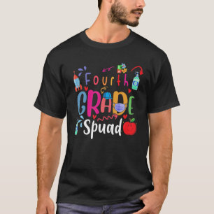4Th Fourth Grade Squad First Day Of School T-Shirt
