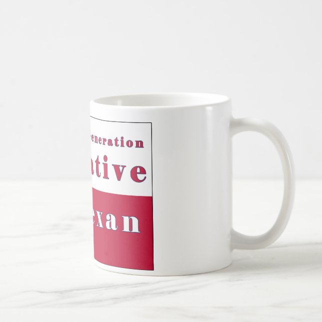 4th Generation Native Texan Flag Coffee Mug (Right)