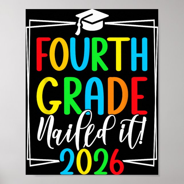 4th Grade 2026 Fourth Grade Graduation _1  Poster (Front)