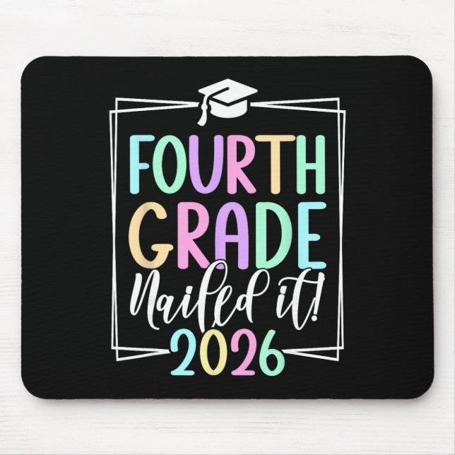 4th Grade 2026 Fourth Grade Graduation _2  Mouse Mat (Front)