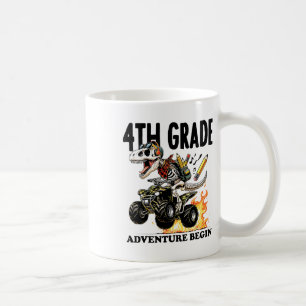 4th Grade Adventure Begin Back To School Boys T-re Coffee Mug