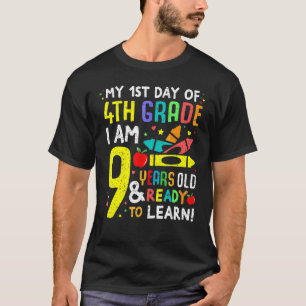 4th Grade Back To First Day Of School Boys Girl T-Shirt