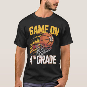 4Th Grade Basketball First Day Of School T-Shirt