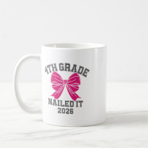 4th Grade Bow 2026 Fourth Grade Graduation _1  Coffee Mug