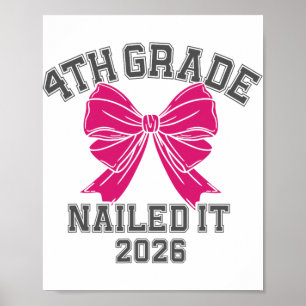 4th Grade Bow 2026 Fourth Grade Graduation _1 Poster