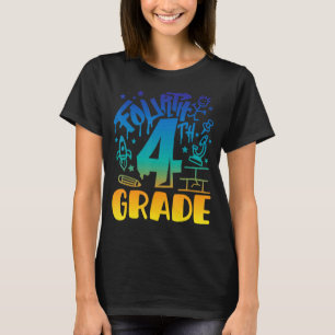 4th Grade Boy First Day Of School Teacher Back To T-Shirt