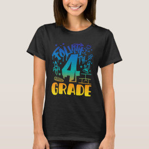 4th Grade Boy First Day Of School Teacher Back To T-Shirt