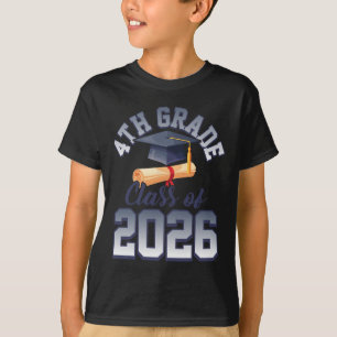 4th Grade Cl Of 2026 Graduation Graduate Students T-Shirt