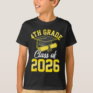 4th Grade Cl Of 2026 Graduation School Graduate T-Shirt
