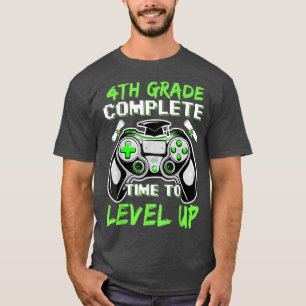 4th Grade Complete Video Game Senior Graduation Bo T-Shirt