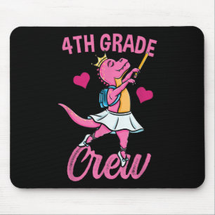 4th Grade Crew Ballet Back To School Girls Mouse Mat