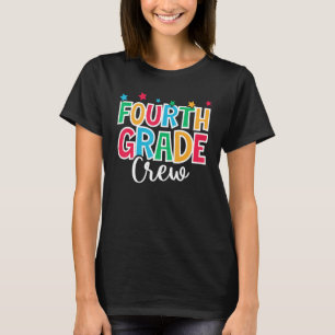 4th Grade Crew First Day of School Welcome Back to T-Shirt