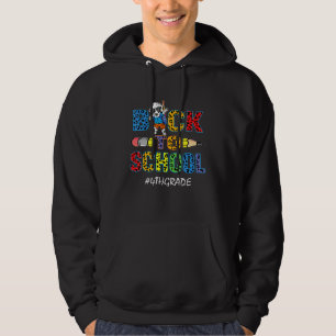 4th Grade Cute Dalmatian Dog Funny Back To School Hoodie