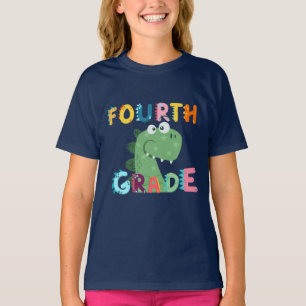 4th GRADE Dino Squad boys Girls teacher B2S T-Shirt