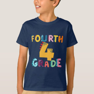 4th GRADE Dino Squad boys Girls teacher B2S T-Shirt